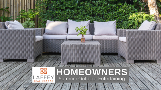 Summer Outdoor Entertaining - Homeowners - Laffey Real Estate